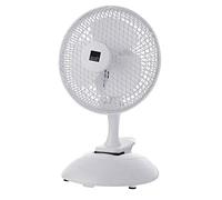 Taylor & Brown® Pedestal Cooling Fan Desk Fans Metal Floor Fan Stand Standing Air Cooler Portable for Home or Office (6" 2 In 1 Stand or Clip Fan)