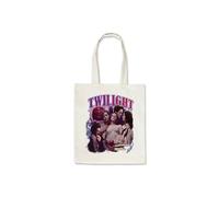 Taylor Brown Pink text Edward Cullen tote bag cotton shopper meme novelty bella memes swan iconic trendy cool reusable bags shopping