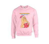 Taylor Brown Please enjoy this xmas, Sabrina christmas festive carpenter meme novelty Unisex Funny Adults Sweatshirt Jumper Baby Pink