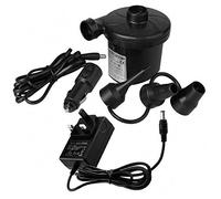 Taylor & Brown Portable Electric Air Pump/Inflate or Deflate Airbeds, Paddling Pools & Other Toys, 12V & 240V Inflator Camping Airbed Pool Deflator, Includes 3 Nozzles
