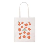 Taylor Brown Pumpkins happy halloween, novelty cute cool autumn spooky ghost witch tote bag cotton shopper shopping bags reusable