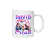 Taylor Brown Purple retro vintage david attenborough british icon bootlet 90s mug drinking cup tea and coffee cups cute mug aesthetic fun funny pretty