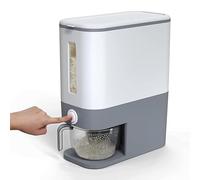Taylor & Brown Rice Dispenser Container 10KG - Cereal Containers Storage with Measuring Cup, Sealed Moisture Proof Rice Bucket - Dry Food Grain Flour Soybean for Kitchen Pantry Household, BPA-Free