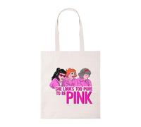 Taylor Brown She looks too pure to be pink tote bag cotton shopper shopping reusable bags sandy rizzo danny