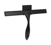 Taylor & Brown Shower Squeegee, Window Squeegee, Stainless Steel Shower Screen Wiper with Strong Suction Hook for Bathroom, Kitchen, Mirror, Car, Window and Glass (Black)