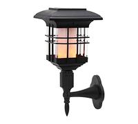 Taylor & Brown Solar Wall Lights, 51 LED Torch with Flickering Flame Waterproof Outdoor Solar Lantern Lamp for Garden, Landscape, Halloween Pathway, Patio, Balcony Deck Yard (1 Pack)