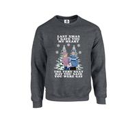 Taylor Brown The next day you said... christmas meme rude novelty silly comedy joke xmas festive Unisex Funny Adults Sweatshirt Jumper Dark Heather
