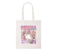 Taylor Brown Vintage retro 90s bootleg Gemma Collins, meme novelty british comedy humour tote bag cotton shopper shopping rreusable bags