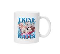 Taylor Brown Vintage Trixie and Katya Bootleg Iconic Queens 90s Retro Design Mug Drinking Cup Tea and Coffee Cups Cute Mug Aesthetic Fun Funny Pretty