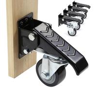Taylor & Brown Workbench Caster kit 300KG Capacity 4 Pack Heavy Duty Retractable Workbench Casters Wheels All Steel Construction Designed for Workbenches Machinery & Tables