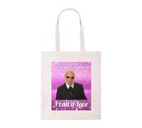 Taylor Brown You Call it Madness I Call it Love Mr Worldwide tote bag cotton shopper shopping bag reusable bags meme iconic icon novelty trending trend