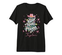 Taylor Christmas Tree Pink Taylor Merry and Bright Christmas Premium T-Shirt