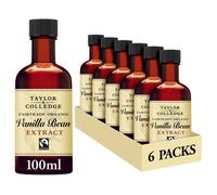 Taylor & Colledge Organic Vanilla Extract 100ml, Pack of 6