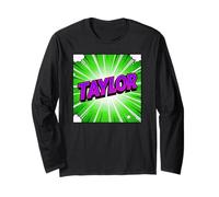 Taylor Comic Book Style Long Sleeve T-Shirt