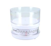 Taylor Compact Mechanical Kitchen Food Scales with Bowl, Highly Accurate with Tare Function and Precision, White Weighs 2.2 kg Capacity, 14 x 13 cm, 2.2 kg Capacity