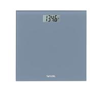 Taylor Digital Digital Glass Bathroom Scale for Body Weight, Accurate High Precision and Durable Platform, Digital Weighing Machine for People, Easy-to-Read Display, 350 lb Capacity, Slate Blue