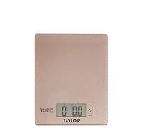 Taylor Digital Food Scales with Touchless Tare in Gift Box, High Accuracy, Plastic, Rose Gold, 16 x 20cm