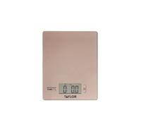 Taylor Digital Food Scales With Touchless Tare In Gift Box, High Accuracy, Plastic, Rose Gold, 16 X 20Cm