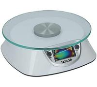 Taylor Digital Kitchen Food Scales with Glass Platform, Highly Accurate with Ta