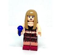 Taylor Edition - Superstar Minifigure Tour Set - 8 ERAS of Iconic Style! Compatible with Lego, Speedy Swift Shipping (Red Two-Piece)