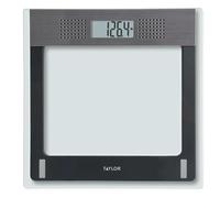 Taylor Electronic Glass Talking Bathroom Scale, 440 Lb. Capacity | Delivers Clear Voice Readings, Durable Glass Platform, Ideal for Seniors & Low Vision, Supports Up to 440 lbs