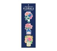 Ever Upward Florals Shaped Magnetic Bookmarks