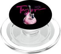 Taylor First Name I Love Taylor Girl Cute Guitar PopSockets PopGrip for MagSafe