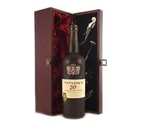 Taylor Fladgate 20 Year Old 2005 Tawny Port (75cls) in a Silk Lined Wooden Box with Four Wine Accessories, 1 x 750ml