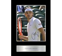 Taylor Fritz Pre Printed Signature Signed Mounted Photo Display #1 Printed Autograph Picture 10x8 Inch Mount