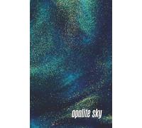 Taylor-Inspired Opalite Sky Showgirl Notebook/Journal: 130 Ruled and Blank Space Pages