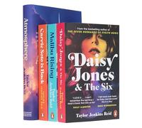 Taylor Jenkins Reid Novel 4 Books Collection Set (Atmosphere: A Love Story [Hardback], Carrie Soto is Back, Malibu Rising & Daisy Jones and The Six)