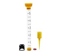 Taylor Jumbo Jr. 20 Inch Easy-Read Rain Gauge with Ground Stake & Mounting Bracket