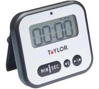 Taylor Kitchen Timer, Professional Loud Digital Timer with Alert Light, Stopwat