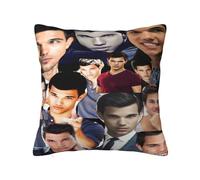 Taylor Lautner Square Pillow Covers Soft Modern Decorative Pillowcase, Home Decor for Bed Sofa Living Room Car Indoor and Outdoor