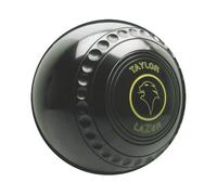 Taylor Lazer Progrip Slim Profile Black Heavy Indoor Short Mat Bowls - Pair - Size 0