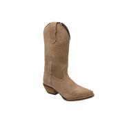 'Taylor' Leather Cowboy Boots Ravel Stone 5