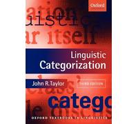 TAYLOR:LINGUISTIC CATEGORIZATION 3E OTL PAPER (Oxford Textbooks in Linguistics)