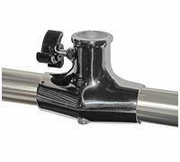 Taylor Made Flag Pole Socket Rail Mount for 7/8” to 1” Rails with Thumb Screw - Perpendicular Mount with Adjustable Angle - Secure Fit - Made in the USA from T304 Stainless-Steel - 2020109099