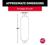 TAYLOR MADE PRODUCTS Hull-Gard Utility Fender For Boats
