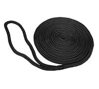 Taylor Made Products Premium Double Braided Nylon Dock Line, 15', 3/8", Black