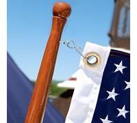 TAYLOR MADE PRODUCTS Teak Flag Pole for Boats Brown 1" Dia. x 30" Long