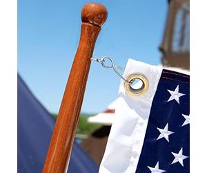 Taylor Made Teak Boat Flag Pole, 3/4" Diameter x 18" Long Grade-A Kiln-Dried Teakwood, Weather-Resistant, Rot-Resistant, No Warping, Marine Ready for Dock, Marina, Pontoon - 60749