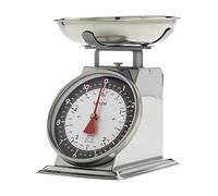 Taylor Mechanical Kitchen Weighing Food Scale with Bowl, Weighs up to 11lbs, Measures in Grams and Ounces, Food Scales for Kitchen, Black and Silver