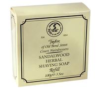 Taylor of Old Bond Street Sandalwood Hard Shaving Soap Refill, 3.5-Ounce