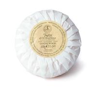 Taylor of Old Bond Street luxury hand soap. 100g solid bar, vegetable based, fragranced in sandalwood. For all skin types. Perfect for daily cleansing.