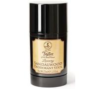 Taylor of Old Bond Street Sandalwood Deodorant Stick 75ml - Aluminium Free Men’s Deodorant with Classic Sandalwood Fragrance - Long Lasting Luxury Grooming Protection