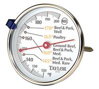 Taylor Precision Products 3 Inch Leave-in Meat/Roast Thermometer, standard, Silver