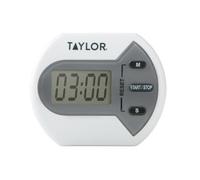 Taylor Precision Products 5806 Digital Timer, Plastic, White/Gray