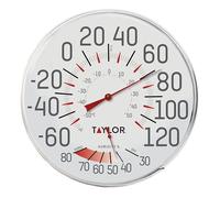 Taylor Precision Products Humidiguide Dial Thermometer (12-Inch), White, One Size