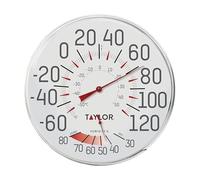 Taylor Precision Products Humidiguide Dial Thermometer (12-Inch), White, One Size
